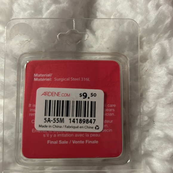 Surgical steel bellybutton ring 3 colours - Picture 2 of 2